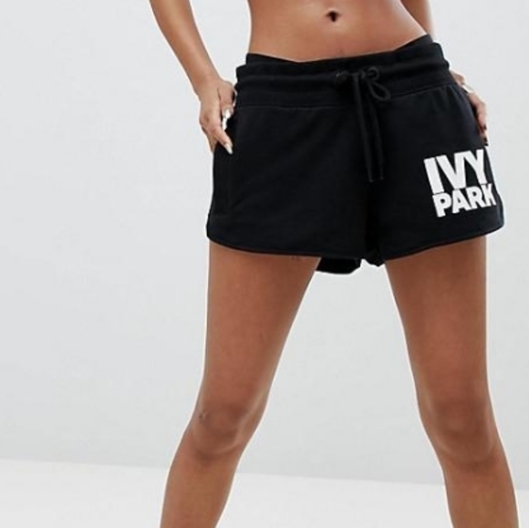 IVY PARK Pants - *LAST ONE* Ivy Park Logo Shorts in Black